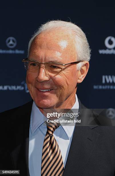 Franz Beckenbauer beim Laureus Medien Preis in Kitzbühel