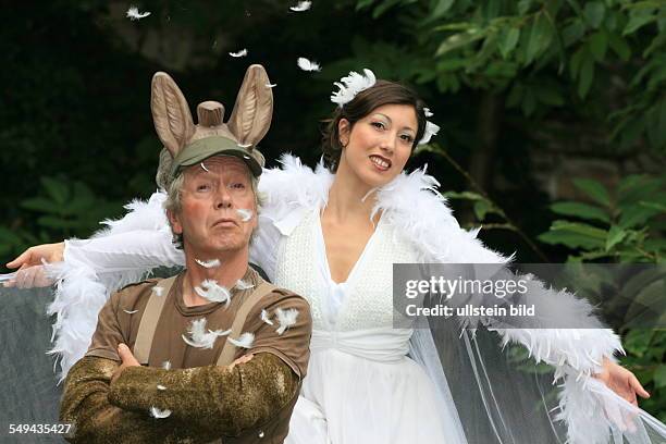 Germany, Fairytales of the Grimm brothers.- Dressed up actors.