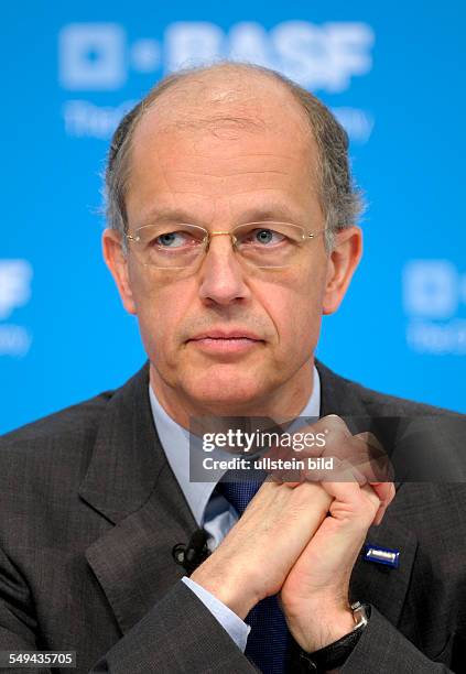 Annual press conference of BASF SE : Kurt BOCK , CEO