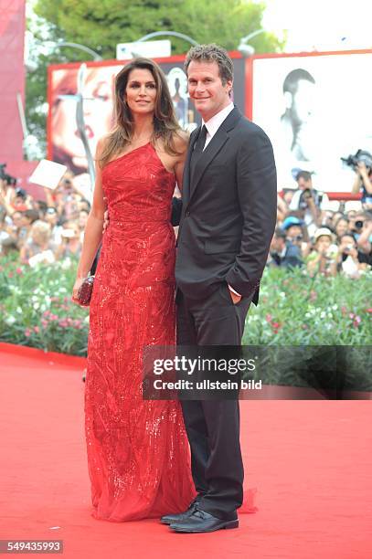 68th Venice Film Festival: Actress Cindy Crawford and Rande Gerber