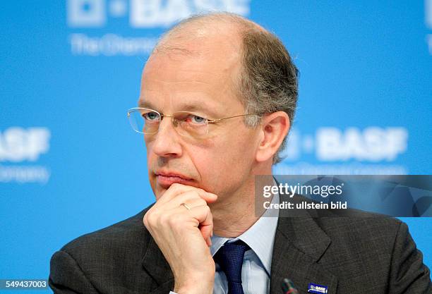 Annual press conference of BASF SE : Kurt BOCK , CEO