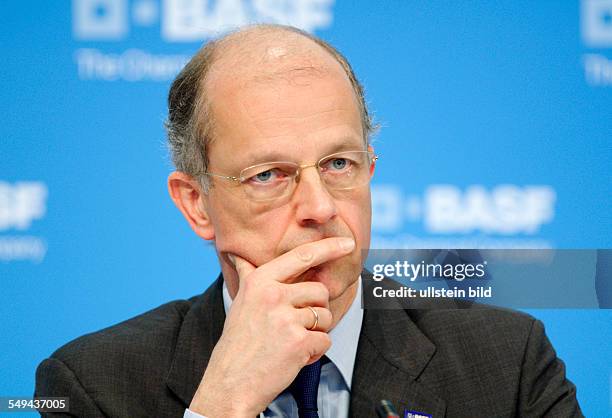 Annual press conference of BASF SE : Kurt BOCK , CEO