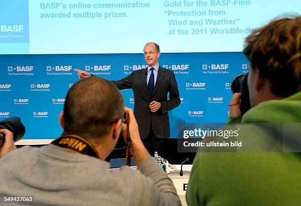 Annual press conference of BASF SE : Kurt BOCK , CEO