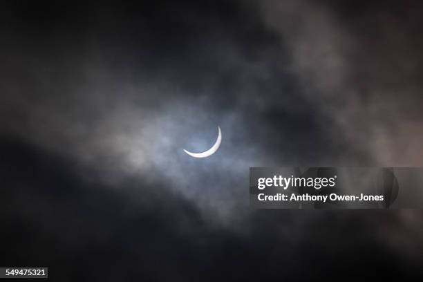 uk solar eclipse 2015 - rhyl stock pictures, royalty-free photos & images