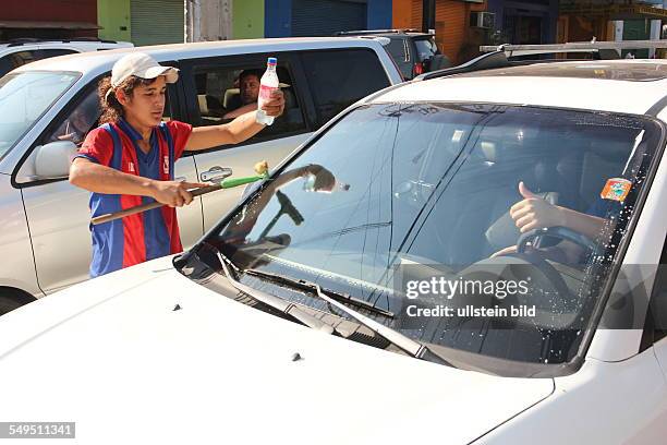 Paraguay, Asuncion: former Streetkid Hugo; with help of Don Bosco Roga he is working now and lives again with his family