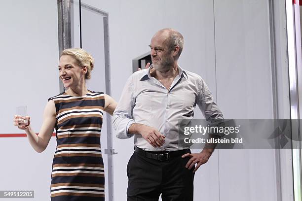 Berlin Renaissance Theatre: "Betrayal" by Harold Pinter; actor: Heikko Deutschmann and Anika Mauer