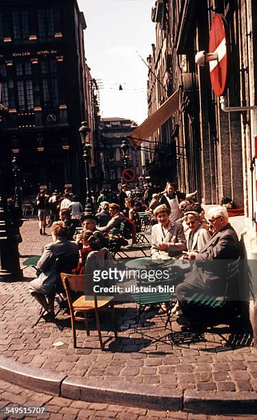 Belgien, Bruessel, ca. 1958, Stadtansicht, Grand Place