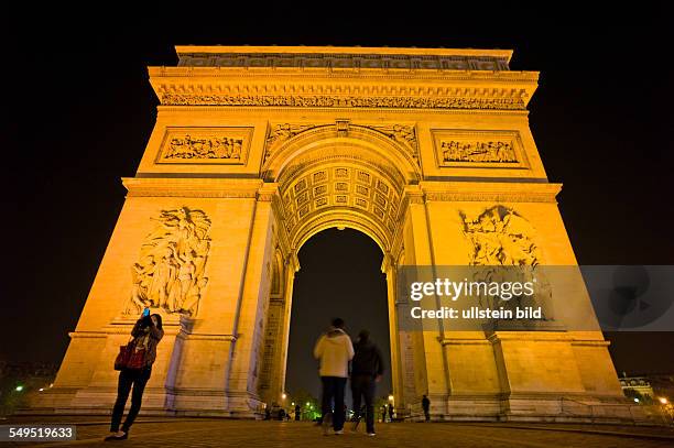 Der Triumpfbogen in Paris, Frankreich