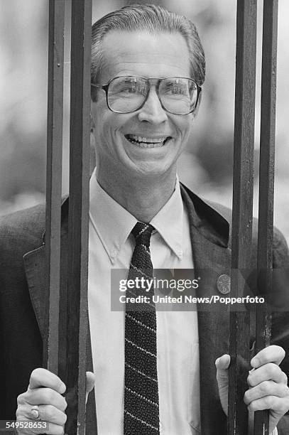 American actor Anthony Perkins, who resurrects the role of Norman Bates in the film Psycho II, pictured in London on 1st August 1983.