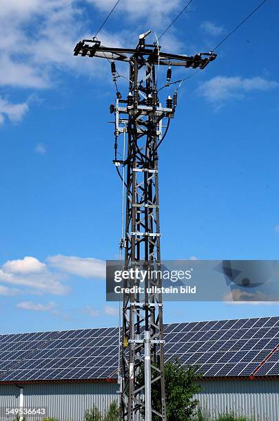 Solaranlage auf einer Lagerhalle