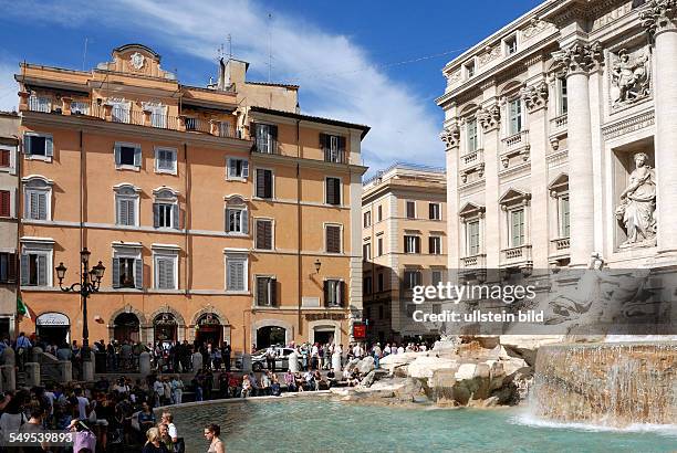 Trevi Fountain at Piazza di Trevi in Rome - Fontana di Trevi.