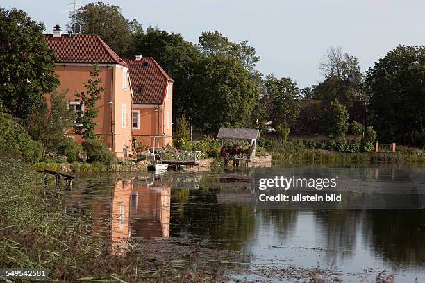 Ehemaliges baltendeutsches Herrenhaus derer von Boetticher, heute Gästehaus von Daniel Jahn in Kuksa, Lettland