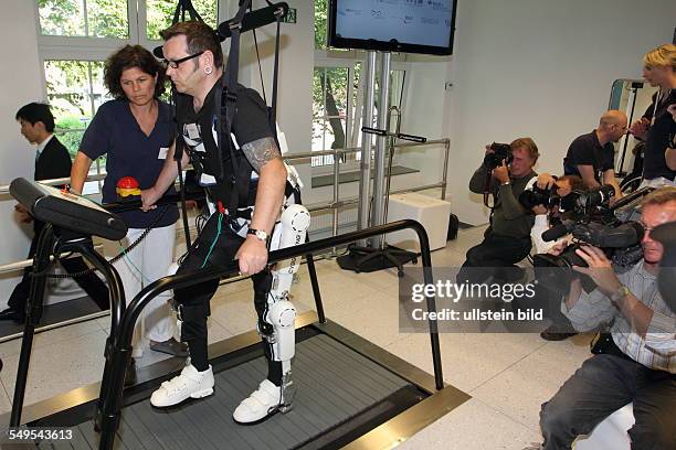 Germany. NRW, Bochum: the HAL Exoskeleton in the Bergmannsheil Hospital