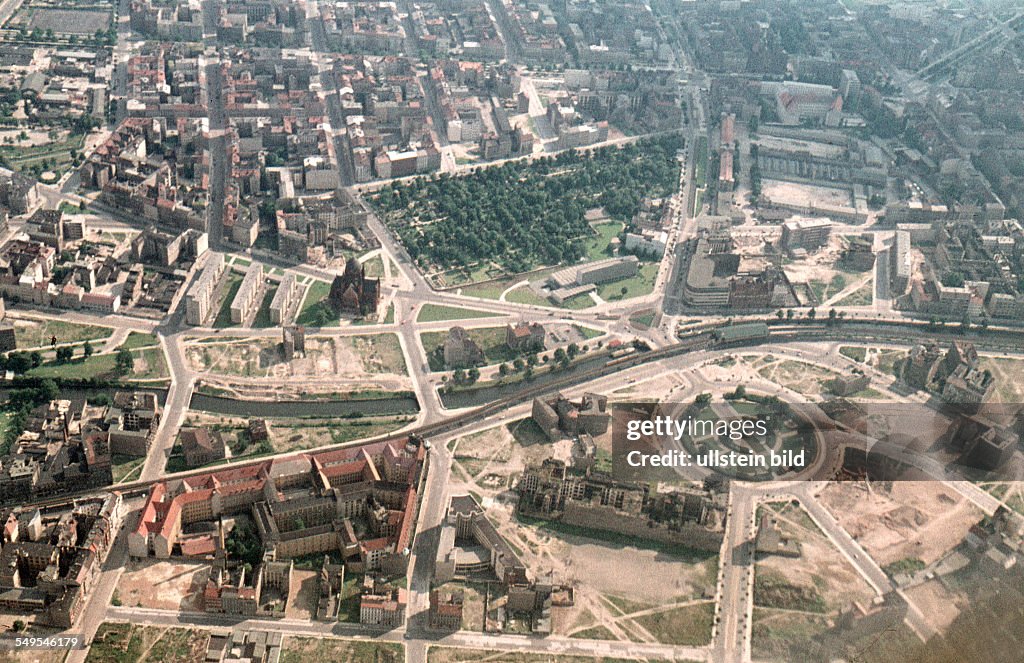 GER, ca. 1958, Berlin / Luftaufnahme