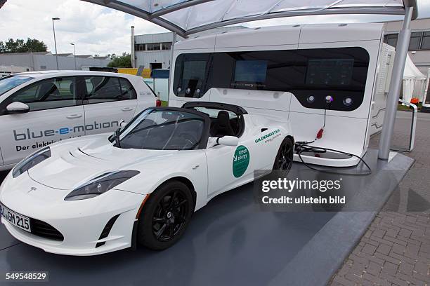 Electric car made by Tesla