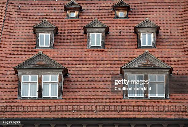 Dormers at an old house in Weimar