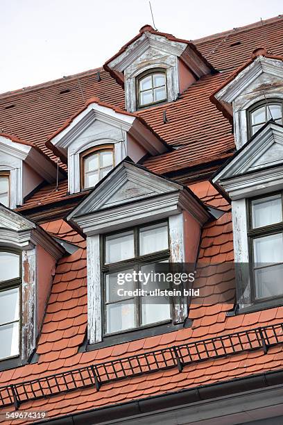 Dormers at an old house in Weimar