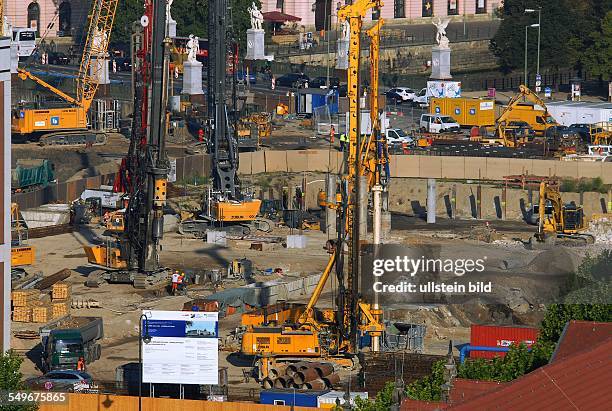 Berlin - Mitte, Baustelle Schlossplatz