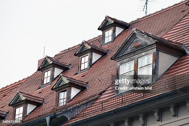 Dormers at an old house in Weimar