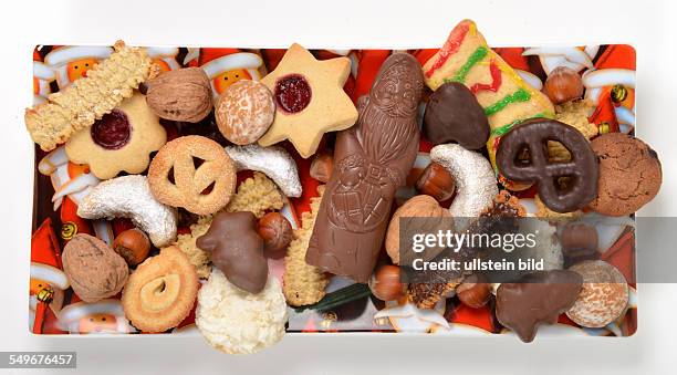 Bunter Weihnachtsteller News Photo