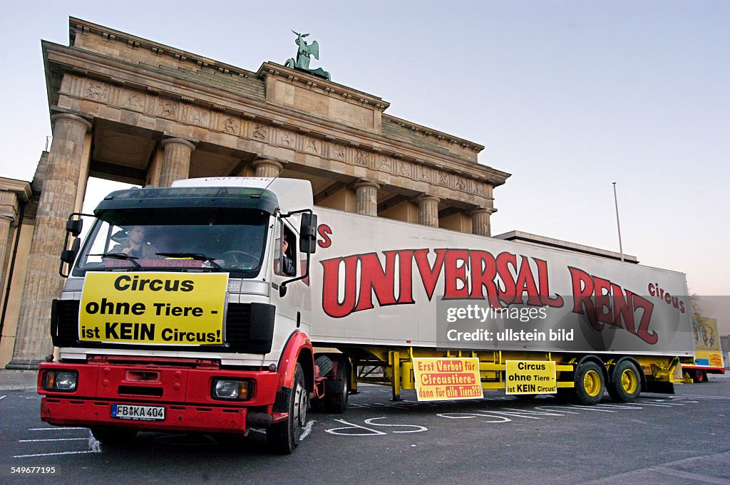 Zirkusdemo gegen Tierverbot