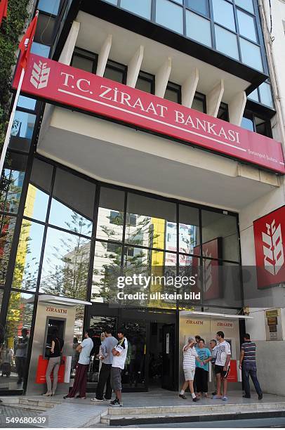 Türkei, Antalya, Bankfiliale der T.C. Ziraat Bankasi