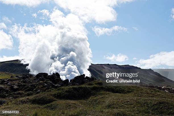 Geothermal area, Hellisheidi, Iceland