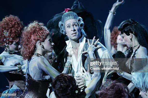 Revue 'CASANOVA' in the Friedrichstadtpalast, Berlin, with Adrian Berg as ageing Casanova - premiere: