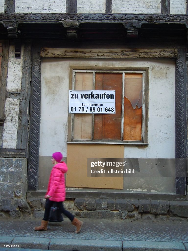 Quedlinburg - Fachwerkruine zum Verkauf