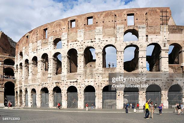 Colosseum at the Piazza del Colosseo in Rome.