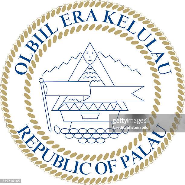 Coat of arms of the Republic of Palau.