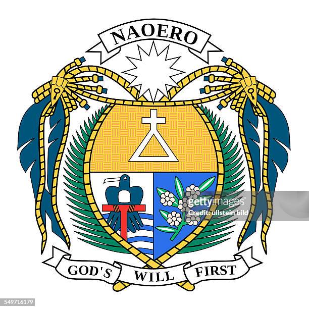 Coat of arms of the Republic of Nauru.