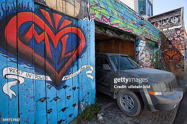 Mural in Mission District San Francisco California USA