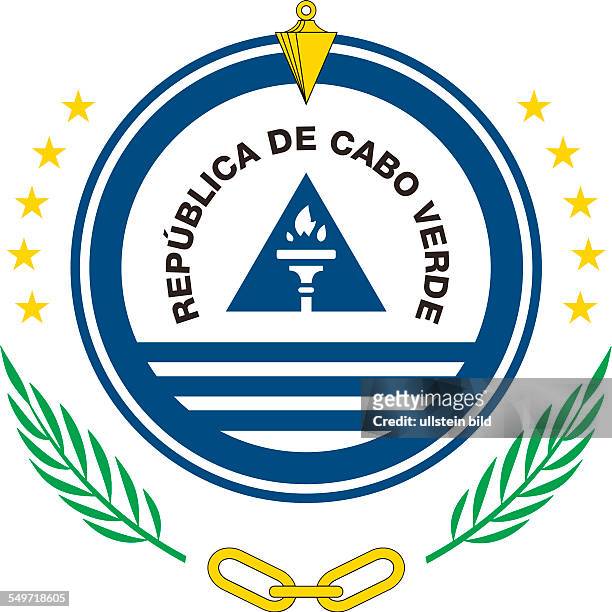 National coat of arms of the Republic of Cape Verde.