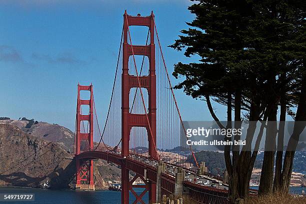 Golden Gate Bridge in San Francisco California USA