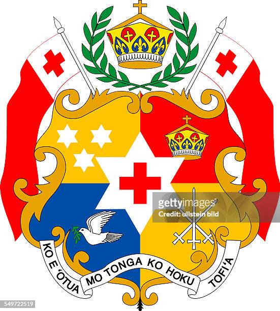 Coat of arms of the Kingdom Tonga.