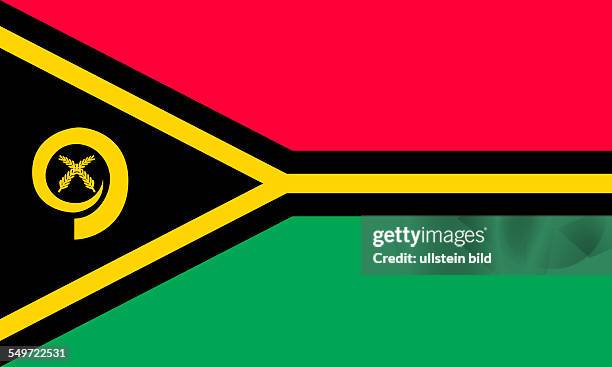 Flag of the Republic of Vanuatu.