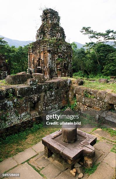 Vietnam, Asia, My Son, most important centre od Cham, from 4. Until 8. Century first Cham-Capital Simhapura, UNESCO world cultural heritage, Group...