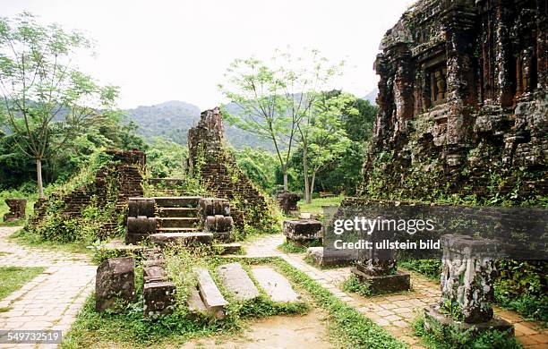 Vietnam, Asia, My Son, most important centre od Cham, from 4. Until 8. Century first Cham-Capital Simhapura, UNESCO world cultural heritage, Group...