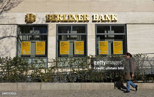 Filiale, Berliner Bank, Olivaer Platz, Charlottenburg, Berlin, Deutschland