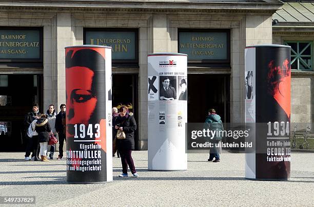 Das Berliner Themenjahr 2013 "Zerstoerte Vielfalt" anlässlich des 80.Jahrestages der Machtuebertragung an die Nationalsozialisten 1933 und des 75....