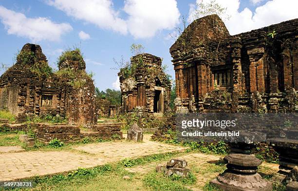 Vietnam, Asia, My Son, most important centre od Cham, from 4. Until 8. Century first Cham-Capital Simhapura, UNESCO world cultural heritage, Group...