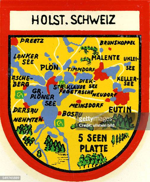 Deutschland Holst. Schweiz, Holsteinische Schweiz, norddeutsche Huegel und Seenlandschaft