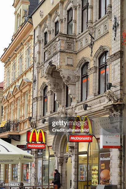 McDonald's, Rathausplatz, Liberec, Tschechien / Reichenberg