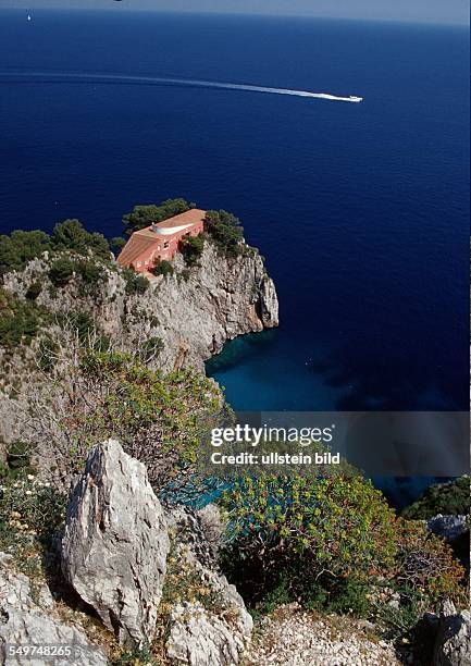 Italy, Capri, Villa Malaparte