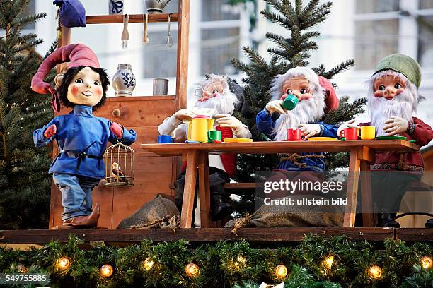 Christmas market decoration, Rosenheim Upper Bavaria Germany Europe