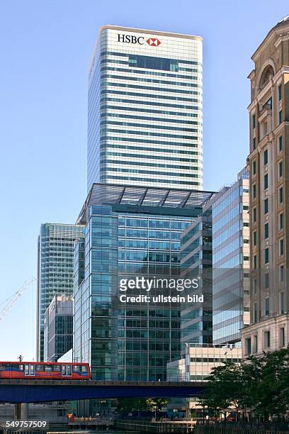 Canary Wharf London. Tower der HSBC-Bank