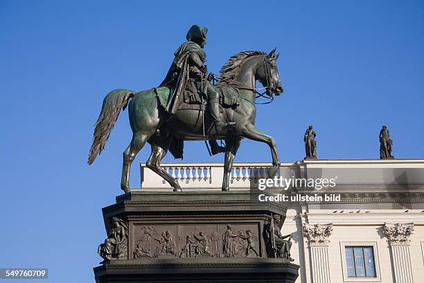 Germany - Berlin - Mitte: the monument of King Friedrich II of Prussia in the street "Unter den Linden"