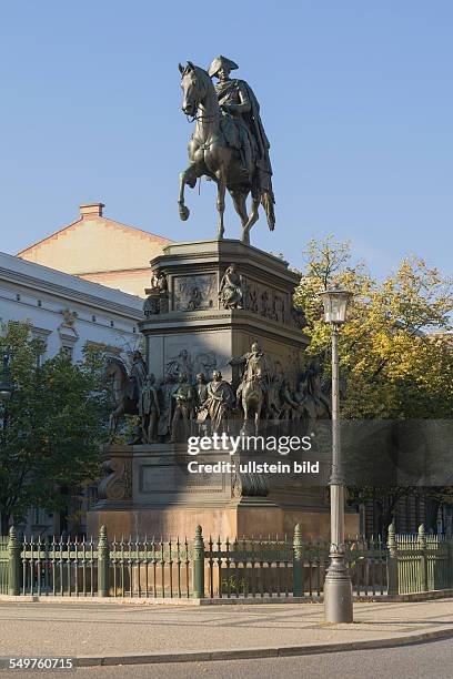 Germany - Berlin - Mitte: the monument of King Friedrich II of Prussia in the street "Unter den Linden"