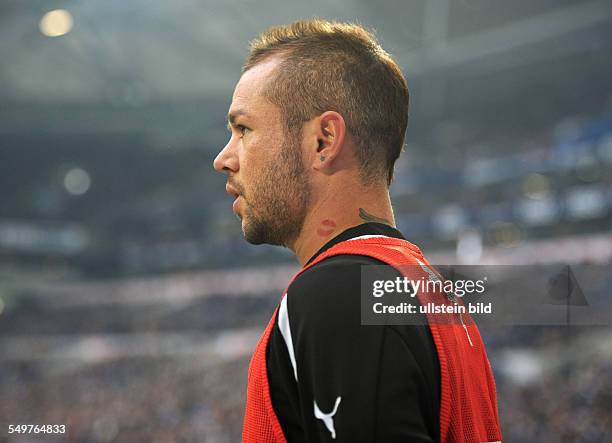 Fussball, Saison 2012-2013, 1. Bundesliga, 27. Spieltag, FC Schalke 04 - TSG 1899 Hoffenheim 3-0, Stephan Schröck